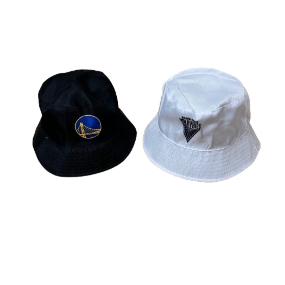 Reversible NBA WNBA Golden State Warriors Valkyries Bucket Hat One Size